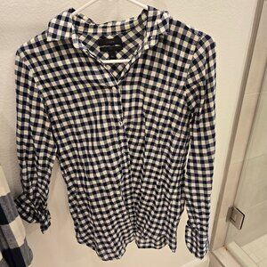 Jcrew checkered button down